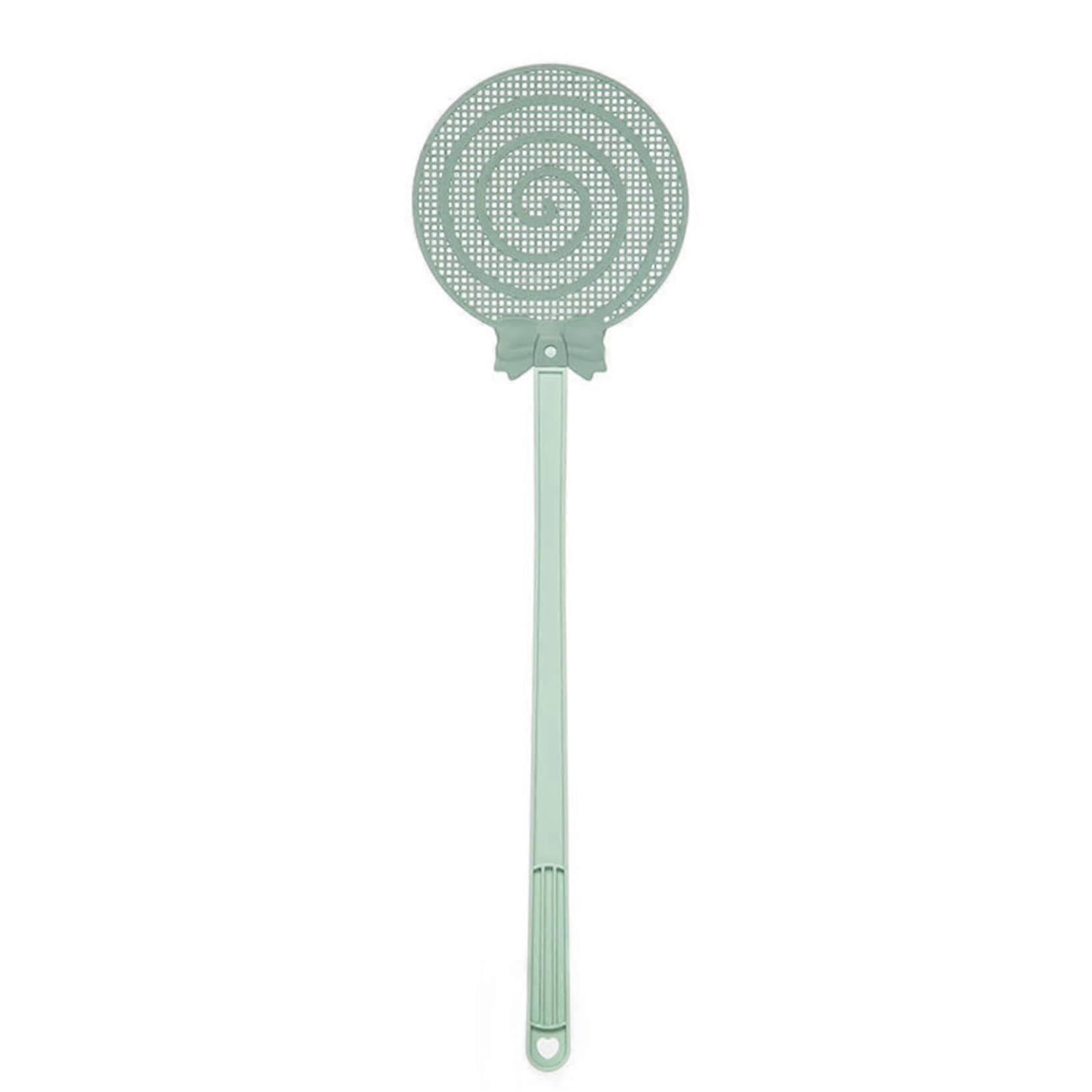 2 Pack Telescopic Fly Swatters for Indoor and Outdoor Use, Large Green Bug Catcher