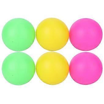 6Pcs/Set PVC Environmental Protection Beach Toy Ball Beach Racket Replacement Accessoriesred yellow 