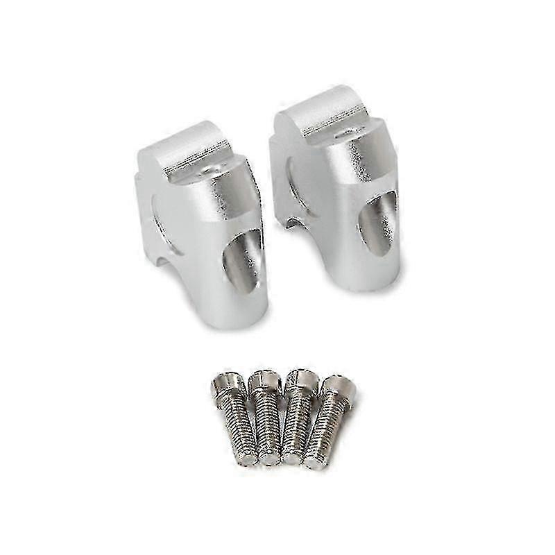 Universal Anodized 2 Inch Pivoting Motorcycle Handlebar Handle Bar Riser For 7/8 22mm Fat Handlebars Clamp