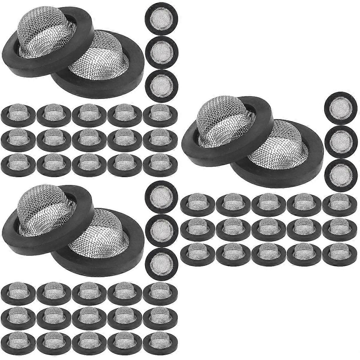 90 pcs Hose Washer 1/2 Inch Inlet Hose Coupling With Strainer Screen