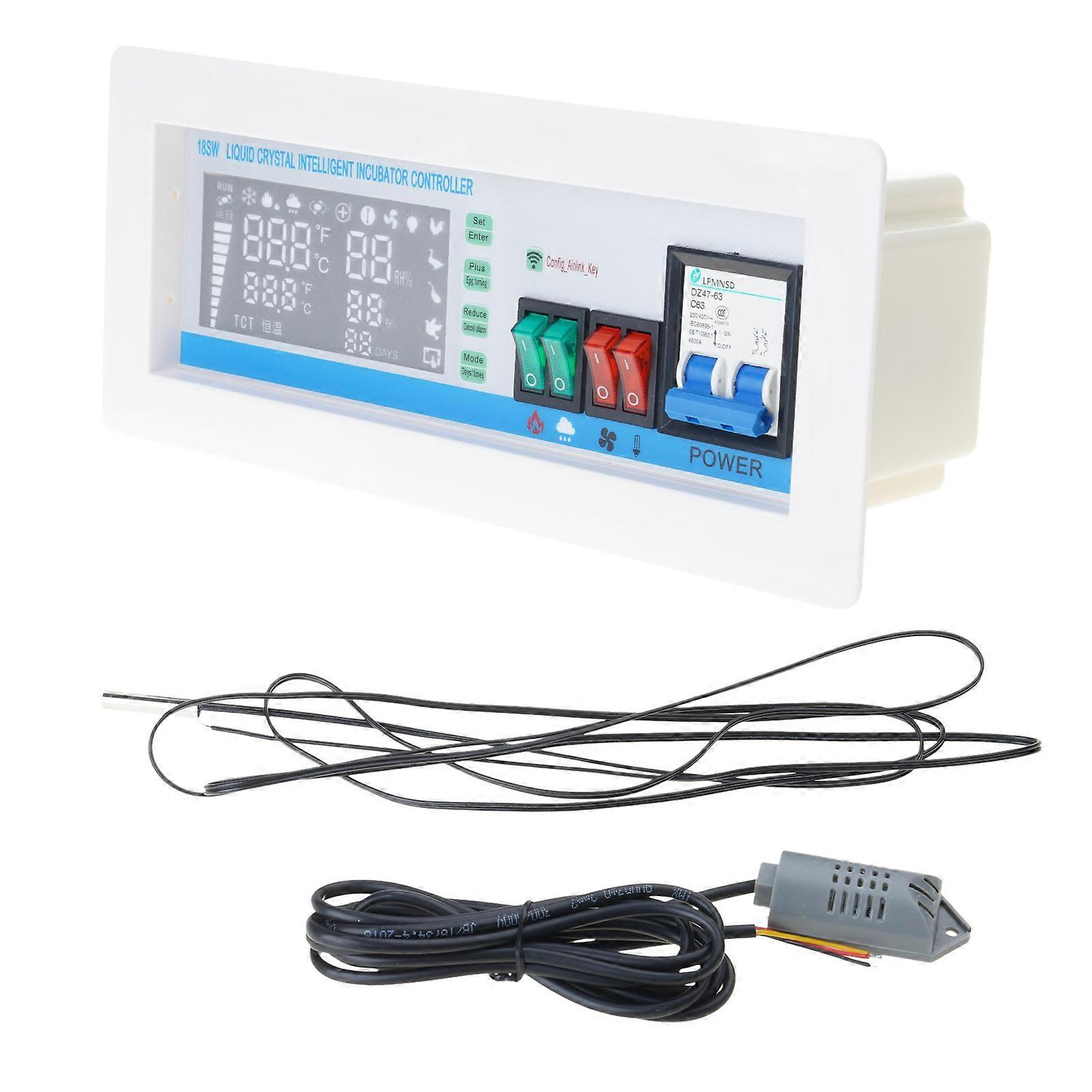 XM-18SW Auto Egg Incubator Controller Thermostat Hygrostat App System Control  White