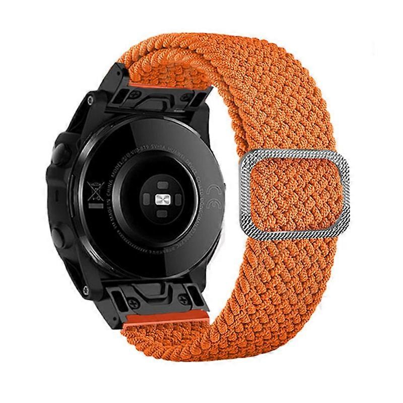 For Garmin Fenix 7X Fenix 3 3 HR Nylon Watch Band Smart Bracelet 26mm Adjustable Strap with Buckle
