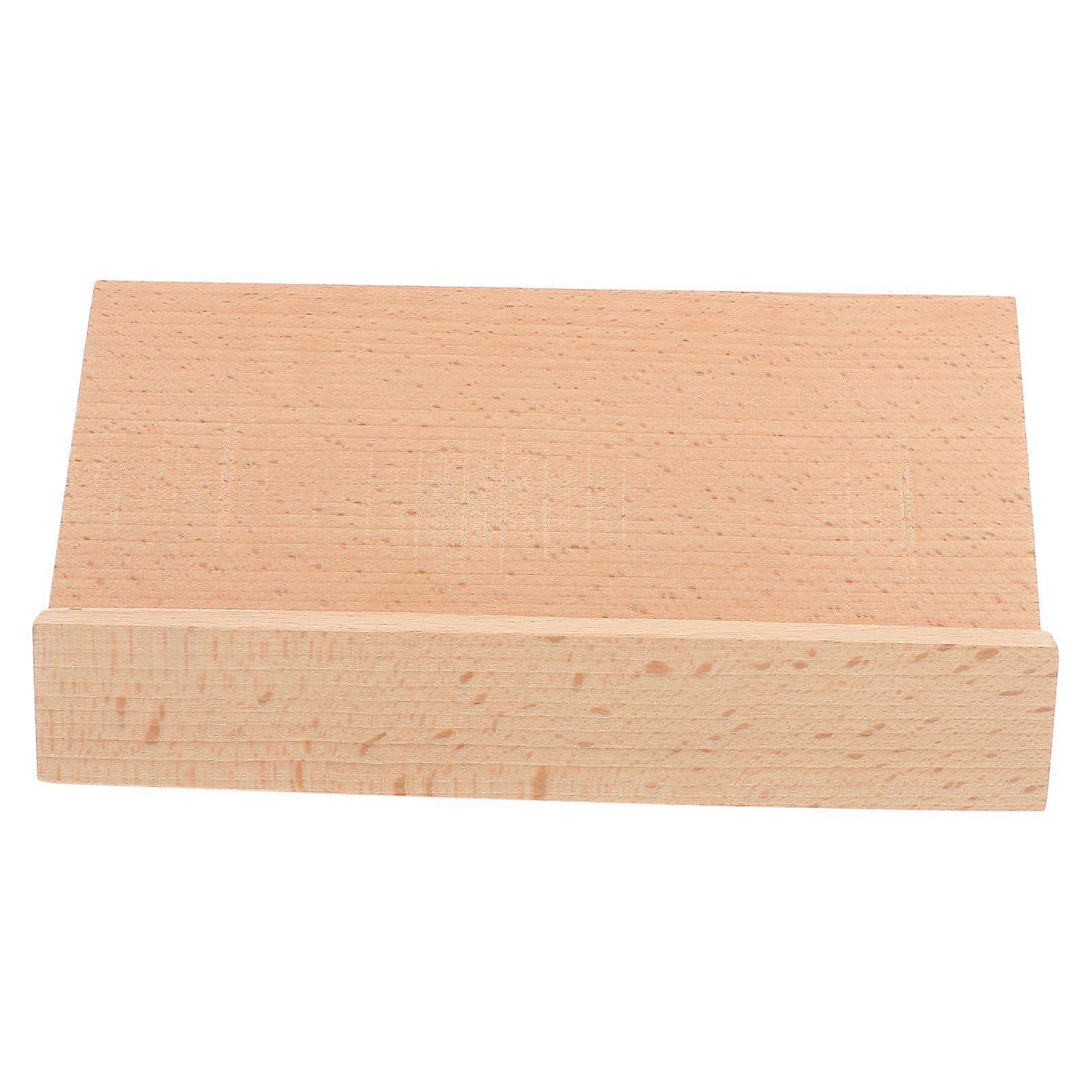 Wooden Desk Calendar Stand for Organizing Memos and Cards Efficiently