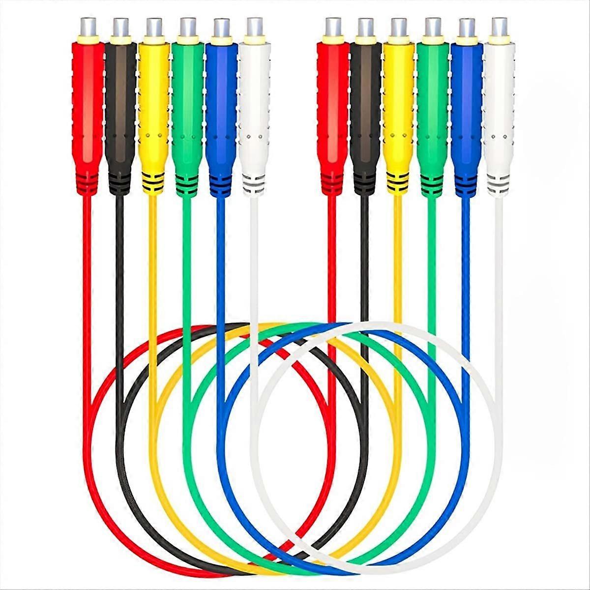 6Pcs Magnetic Test Leads Silicone Flexible Jumper