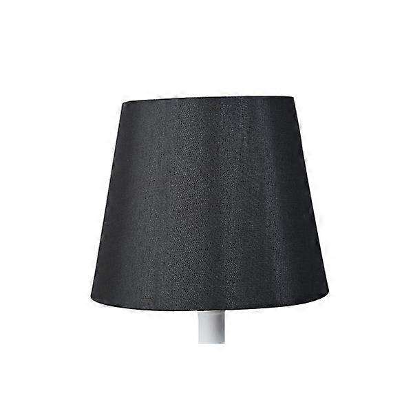 Lampshade Silk/round 13x18x15 Black Black