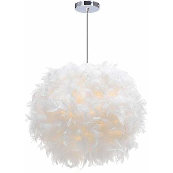 Creative Chandelier Feather Ceiling Lamp Children's Room Cafe Bar