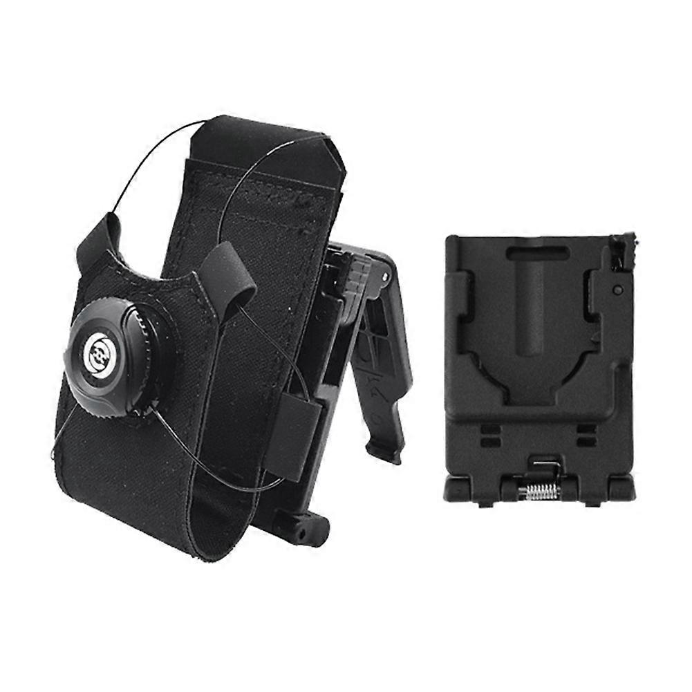 Recorder Case Fixed Set with Universal Back Panel Clip for Waist Belt Fast Reverse Anti Shake Recorder Case Cover,A