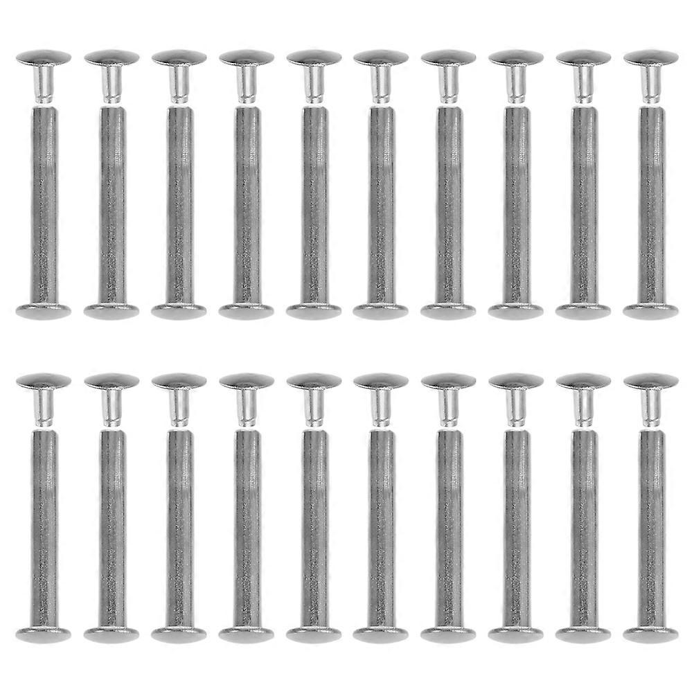 Handheld Folding Fan Shaft Rivets and Nuts Repair Kit 20Sets