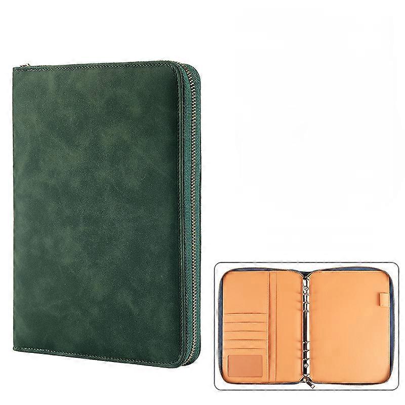 A5 A6 Loose Leaf Zipper Binder With Iner Refill, Photo Card Collection Book Postcard Organizer Diary Notebook School Stationery