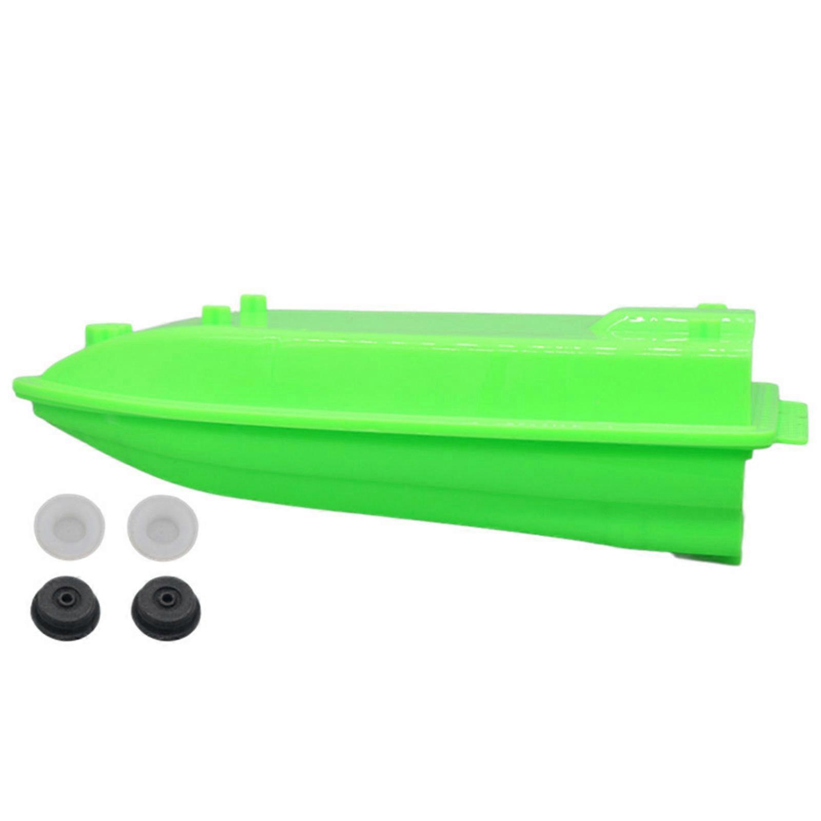 Modular Remote Control Boat Hull Set Tool Less Construction Universal Adapter for Toy Develops Engineering Skills  Green