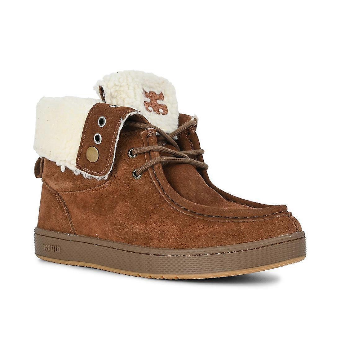 IPATH Cats High Shearling Boots - Brown Suede