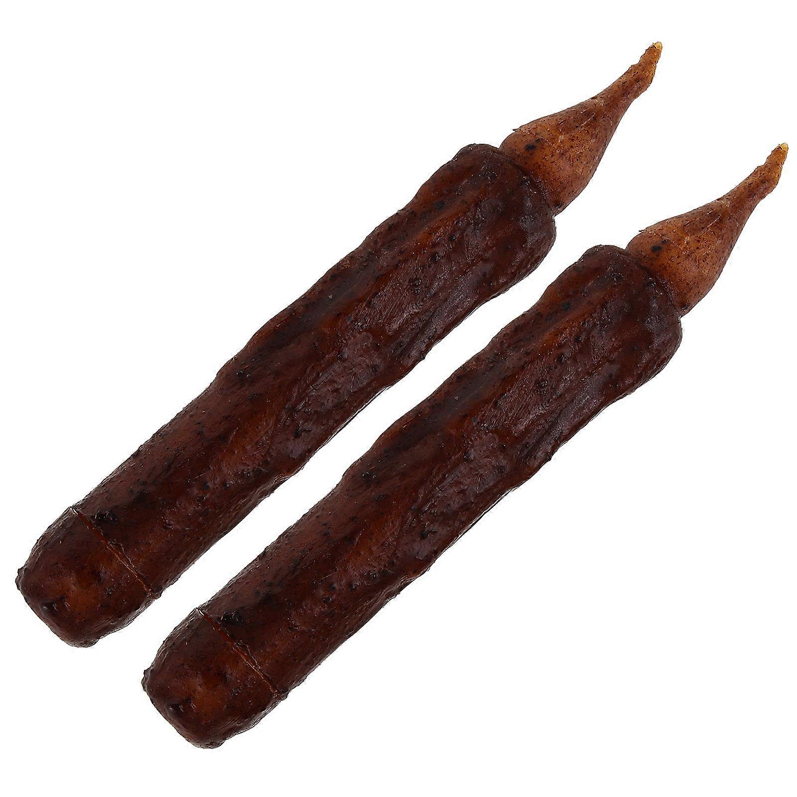 Battery Operated Candle Lights for Decor with Warm Glow and Flameless Design Dark Brown
