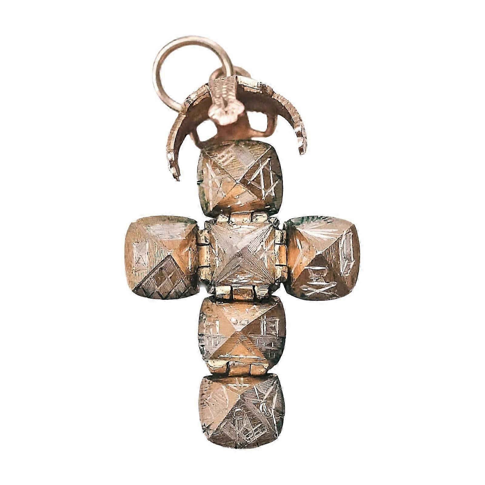 Tiny Masonic Transforming Sphere Pendant, Vintage Tiny Masonic Ball Necklace, Transformative Design - From Sphere to Bridge, Freemasonry Jewelry for F