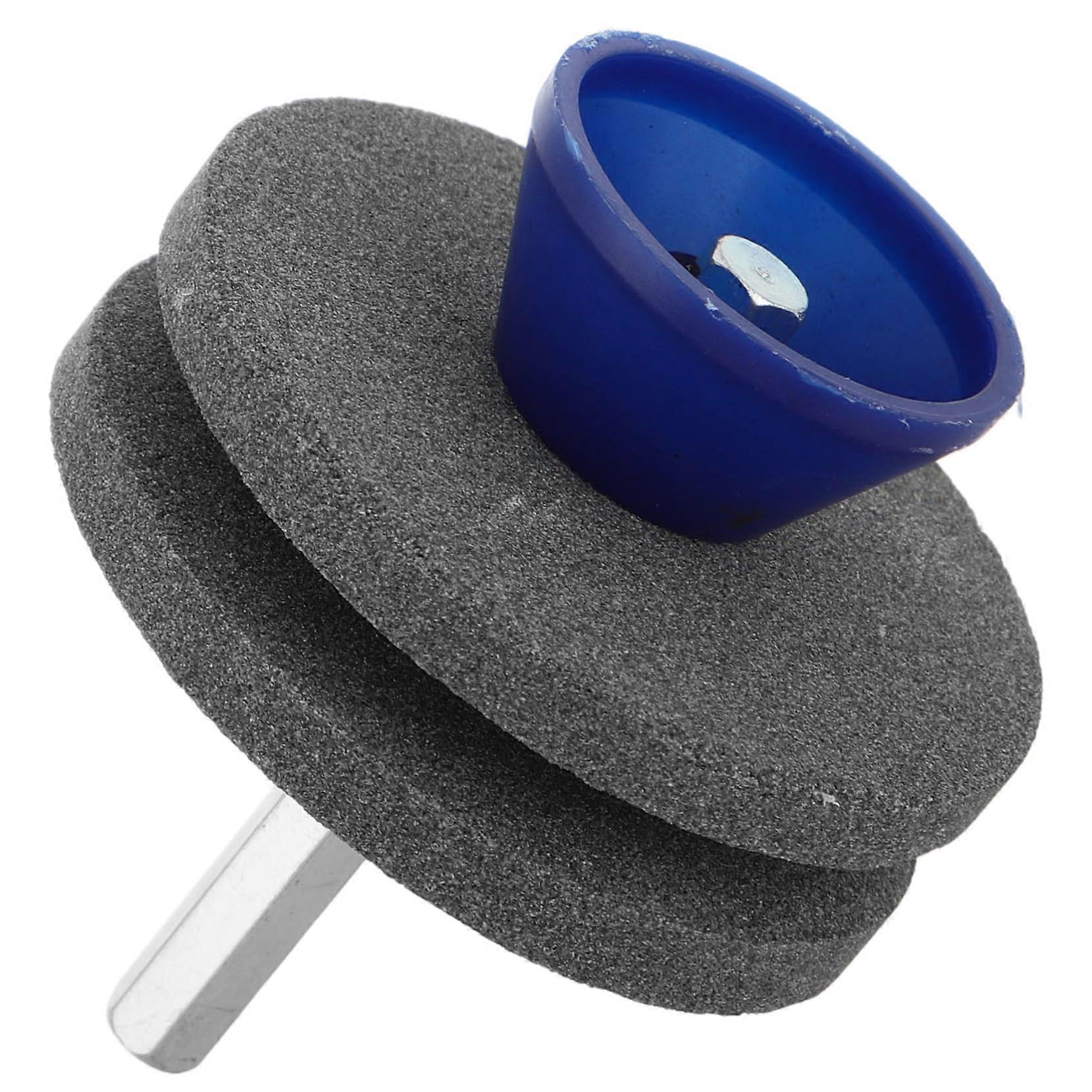 Wear Resistant Lawn Mower Blade Sharpener with Efficient Grinding Wheel, Universal Handheld Design