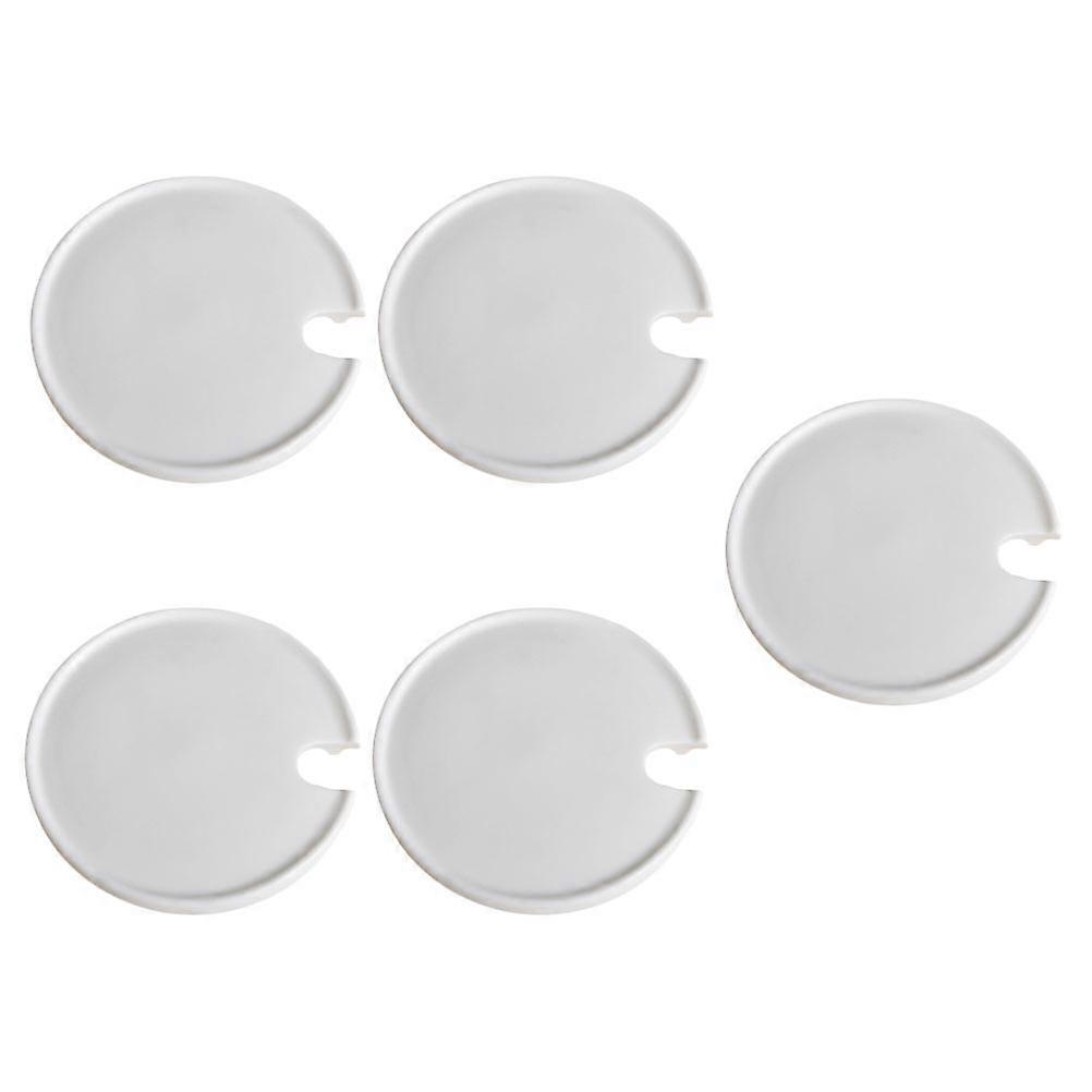 Lids For Cups Dust Proof Brewing Convenience Household Use 5Pcs