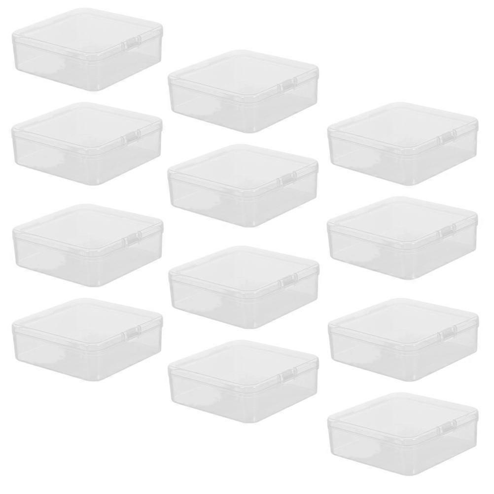 Small Storage Containers Storage Boxes for Organizing 20Pcs Transparent Plastic
