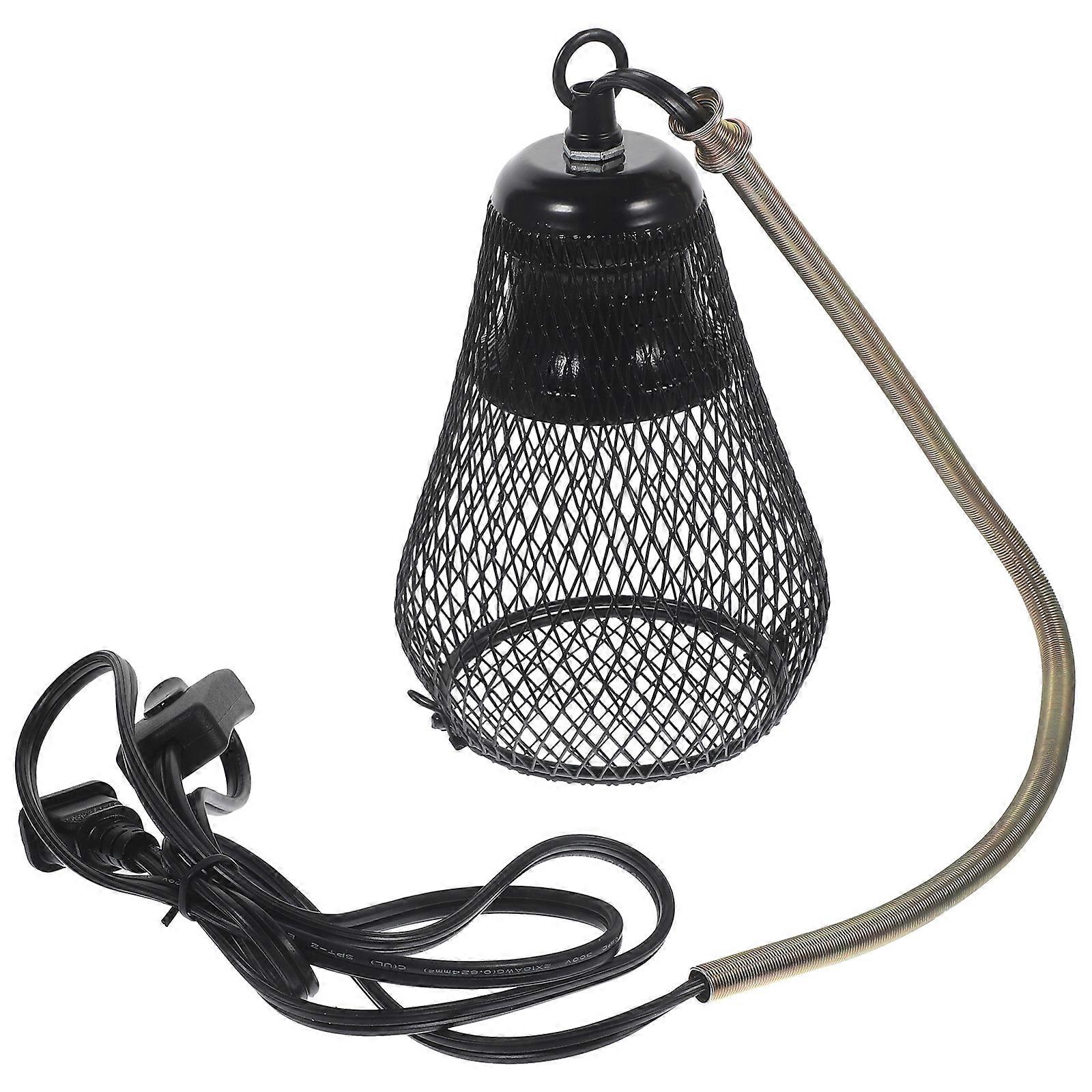 Reptile Heat Lamp Shade for Protection with Hook