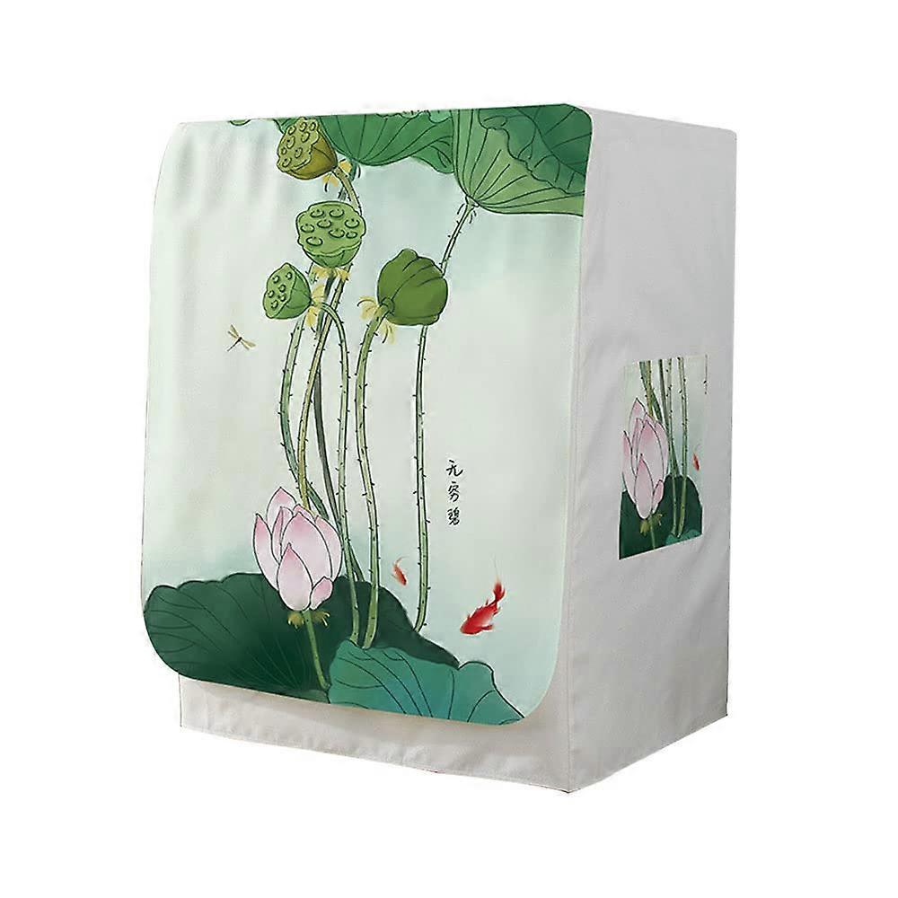 Waterproof Front Load Washing Machine Cover Dustproof Sunscreen Protector Fits 89kg