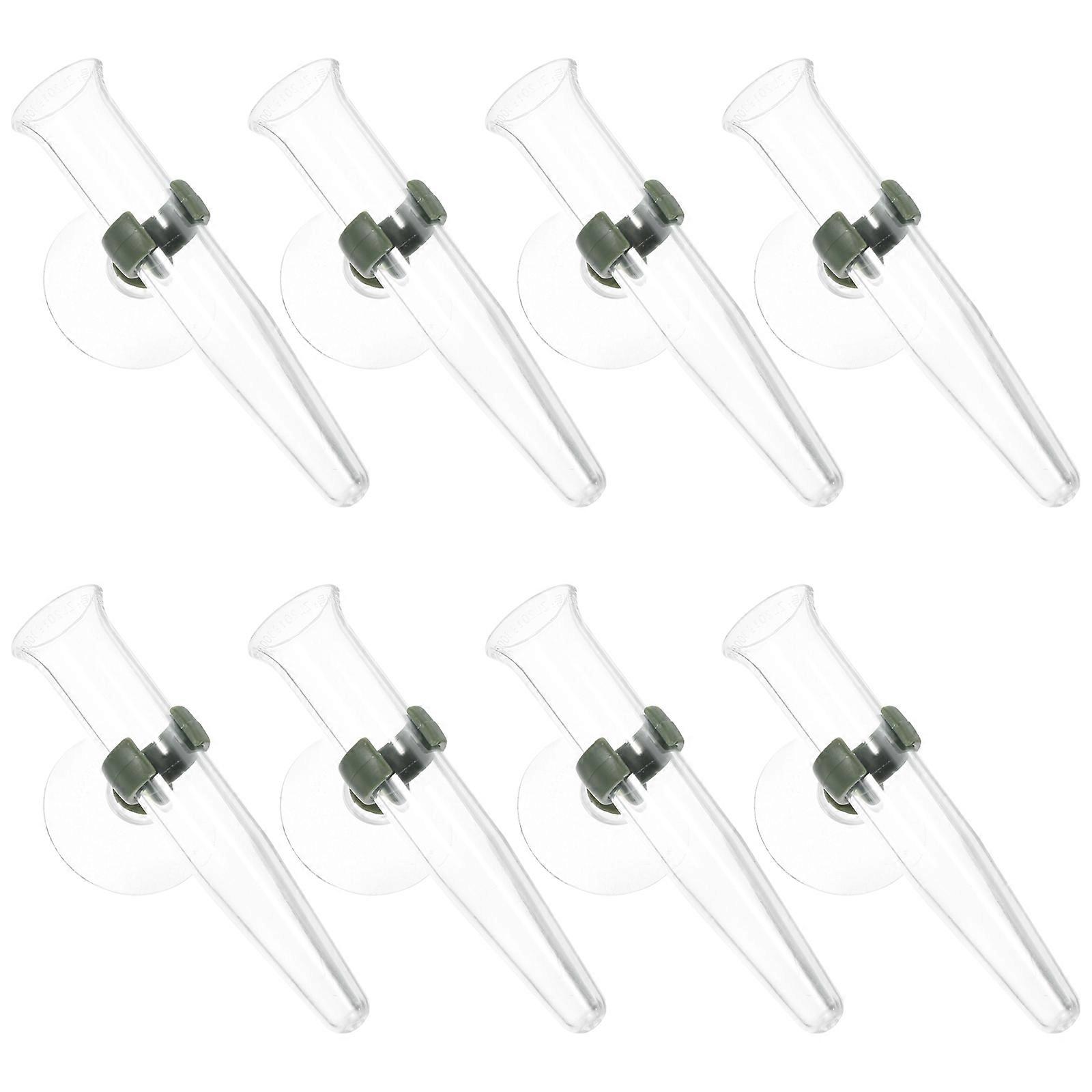Suction Buckle Storage Pipe for Water Storage 8Pcs Transparent Tubes