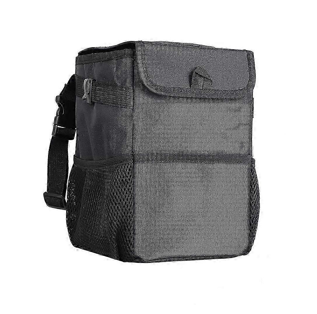 Auto Trash Can With Lid for Car, Foldable, Waterproof