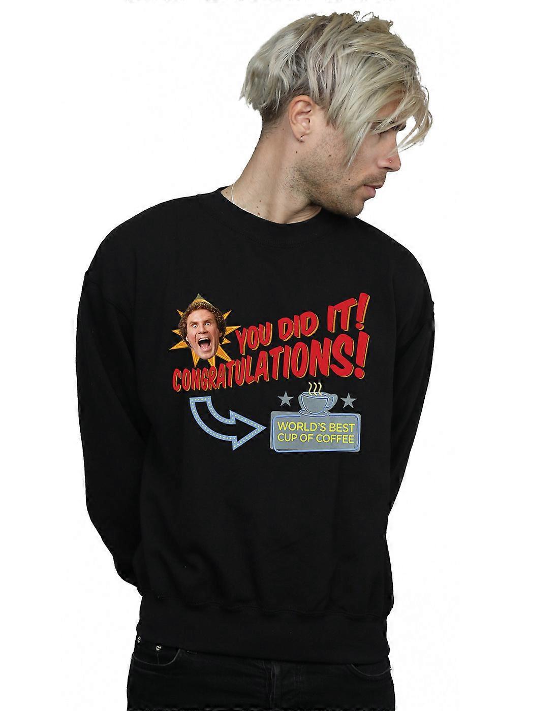 Elf Männer weltweit besten Kaffee Sweatshirt