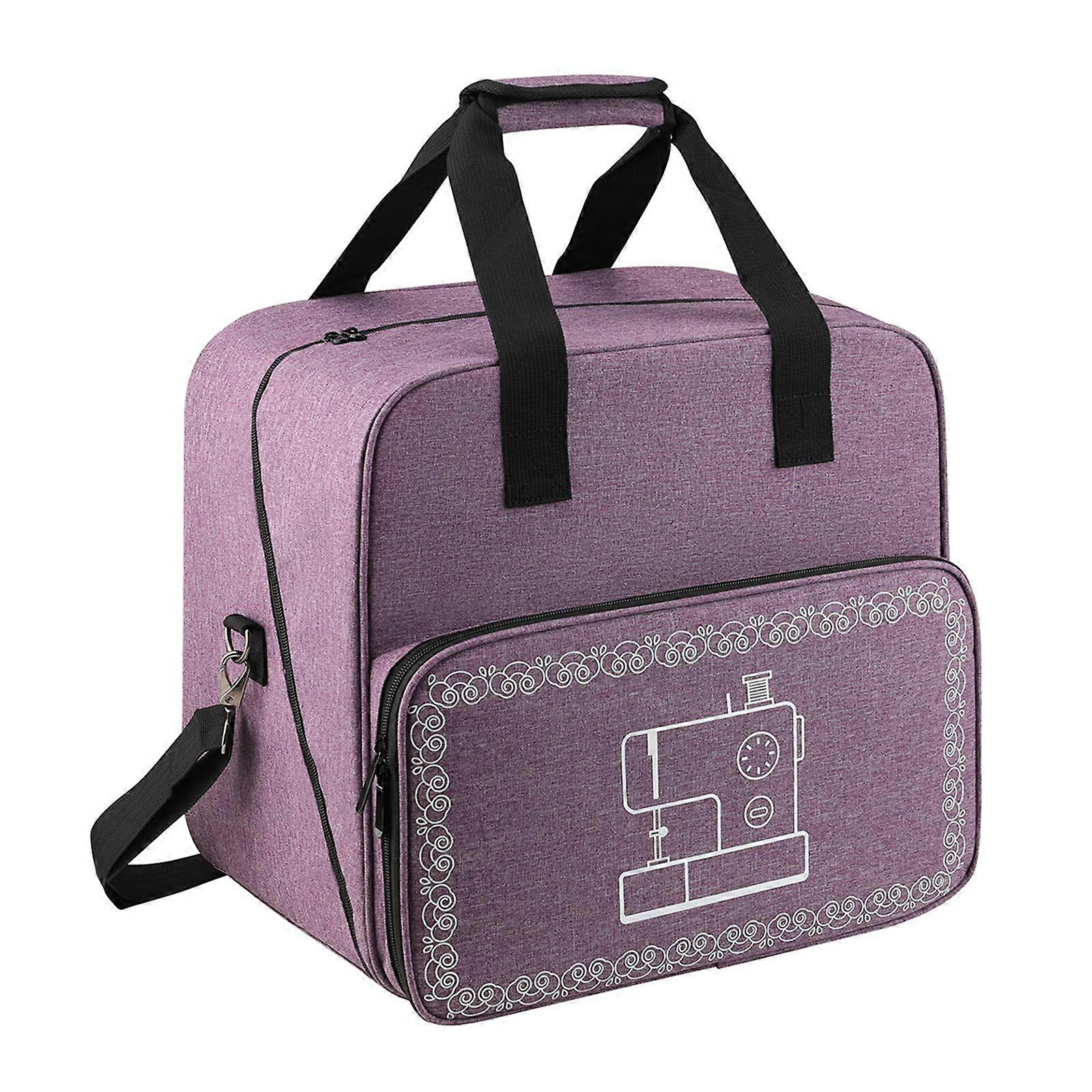 Sewing Machine Carrying Case with Large Capacity Storage and WaterResistant Fabric Tote