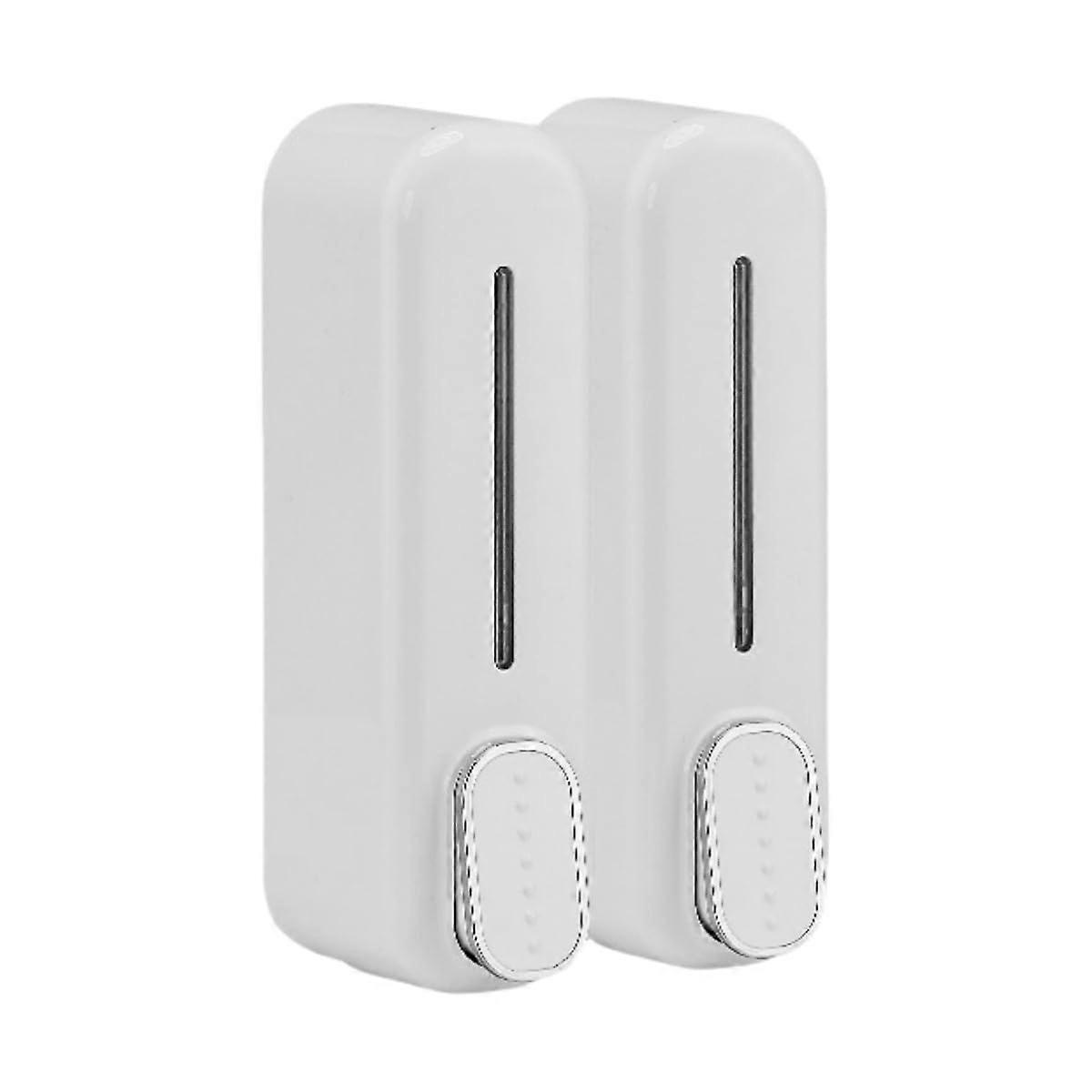 Wall Mounted Soap Dispenser 400ml LeakProof Shampoo and Conditioner Pump with AntiSlip Button