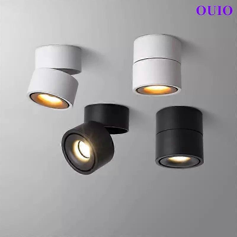 Surface Mounted Rotating Anti-glare Dimmable Led Downlight Cob Ceiling Lamp
