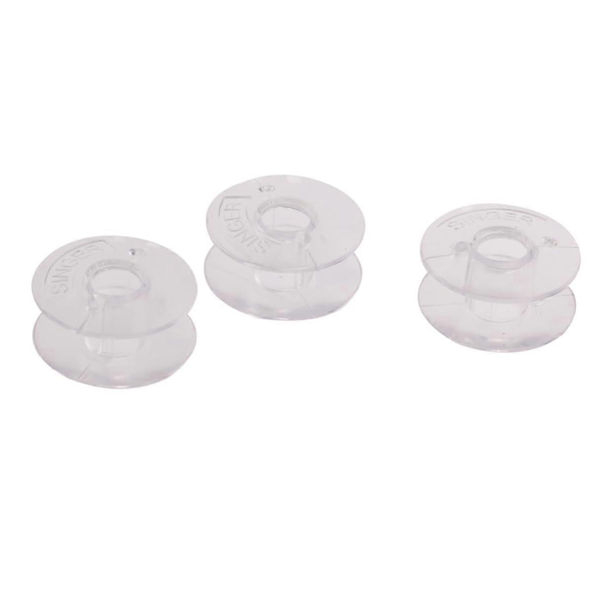 Bobbin Case with 3 Bobbins for Singer Sewing Machine, Durable Plastic, Smooth Thread Control