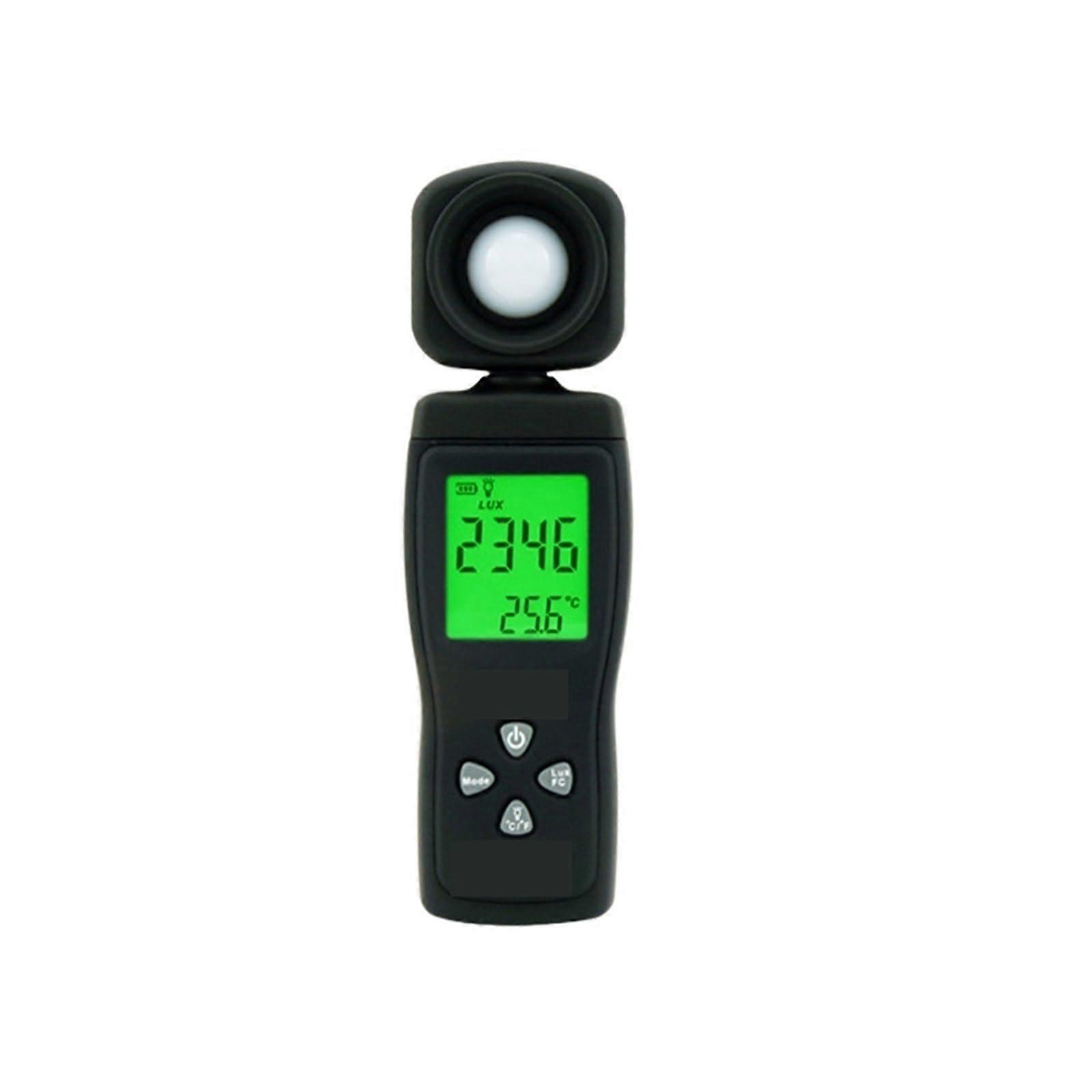 Handheld Digital Lux Meter 200000 Lux Light Intensity Tester with Backlit LCD and Auto Power Off