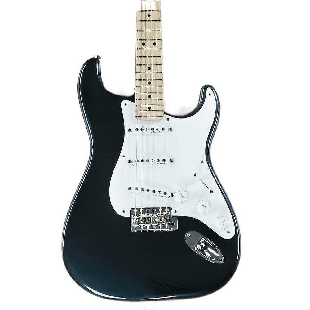 Blue Electric Guitar with Solid Alder Body, Maple Fingerboard, Expressive Tremolo Bridge, Versatile Tone Control