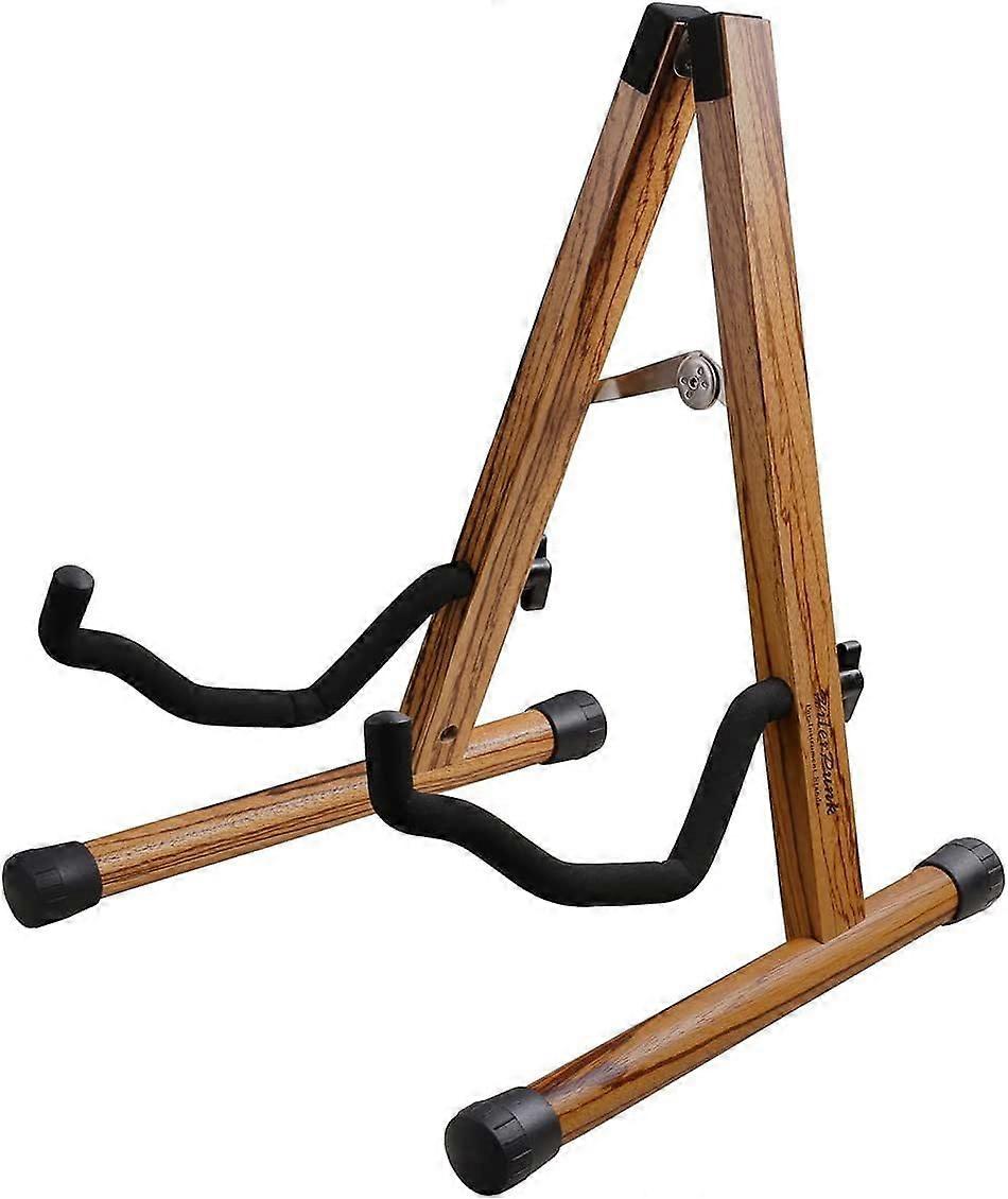 Guitar Display Stand with Stable Upright Support for Cello and Violin, Elegant Ebony Finish