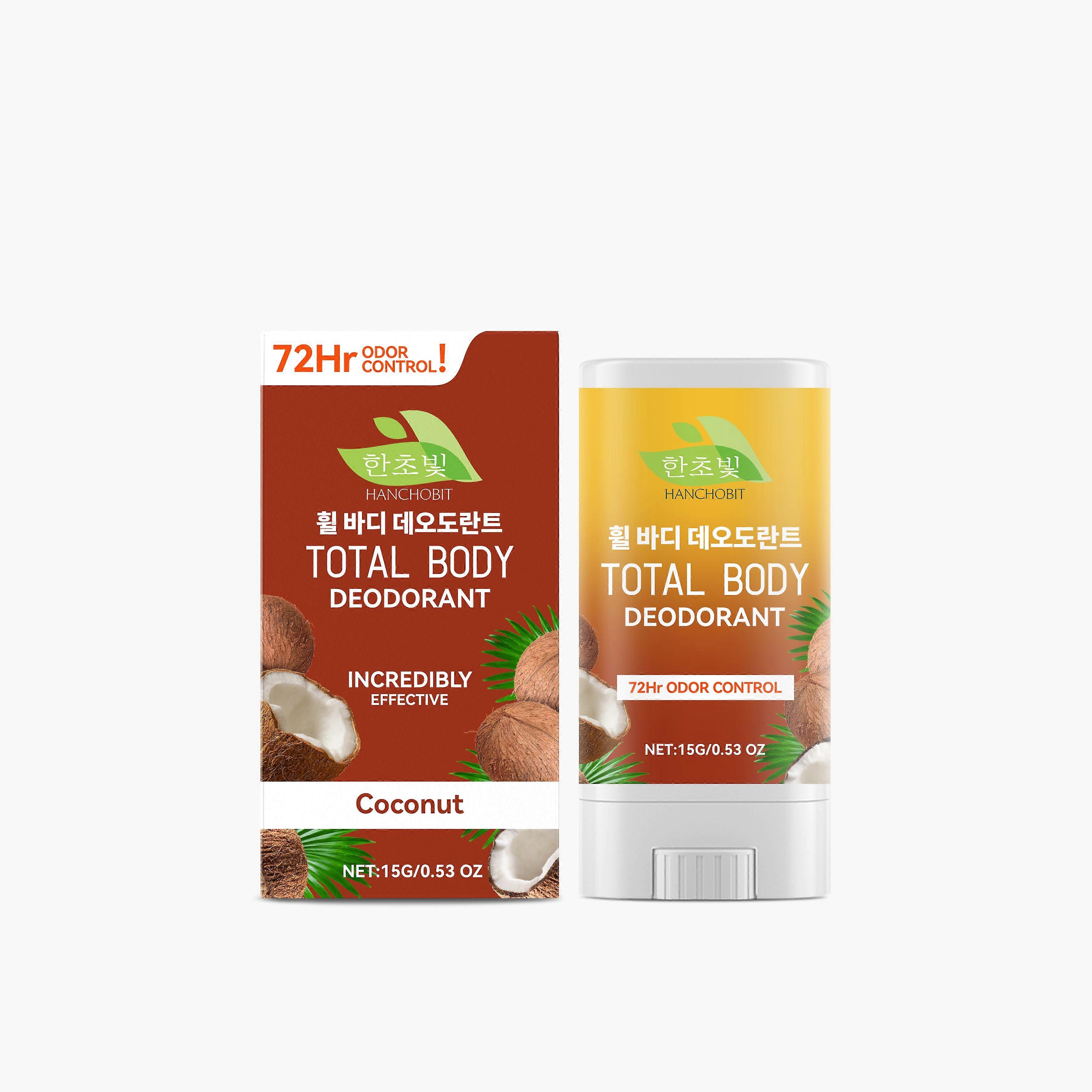 Hanchobit Body Care Bar Coconut Long-Lasting Deep Deodorizing, Refreshing