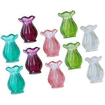 Miniature Vase Planter for Small House Decor 10Pcs Miniature Vase Model