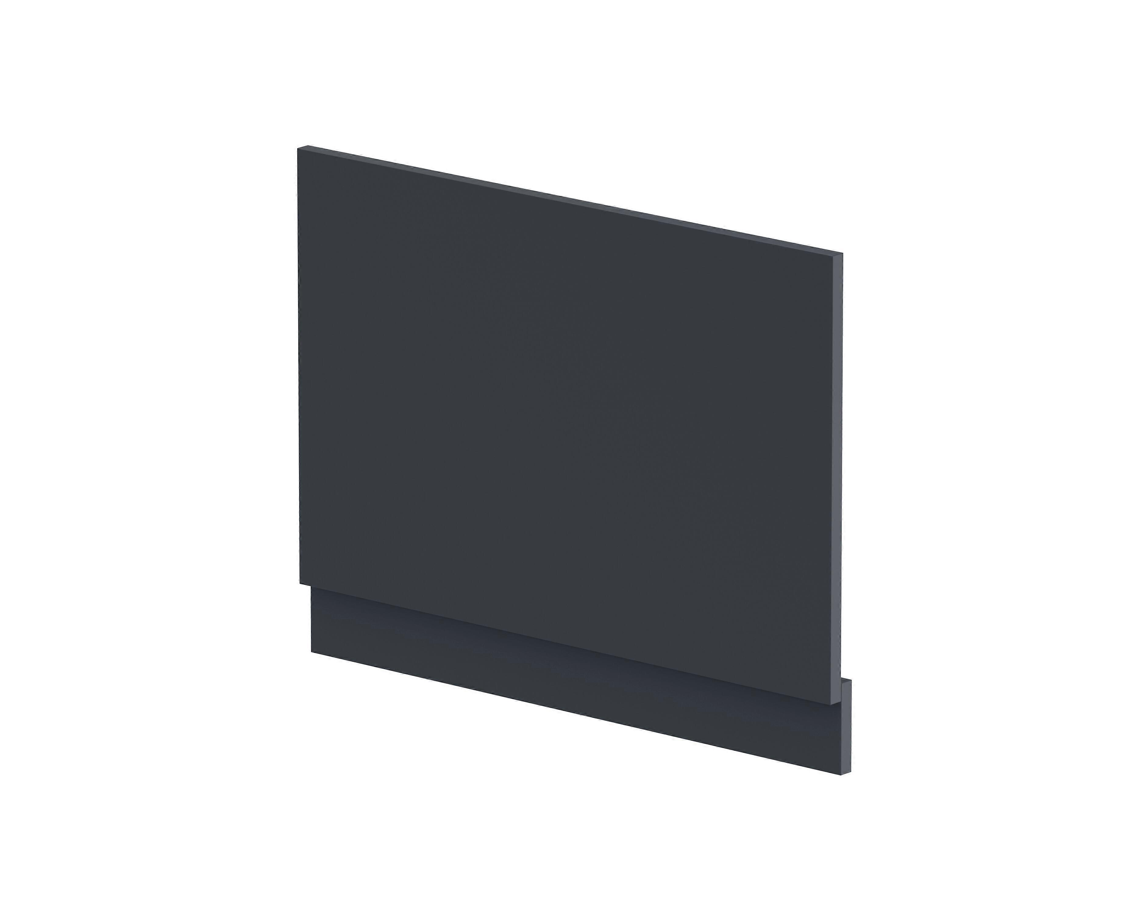 750mm Bath MDF End Panel & Plinth - Dark Grey