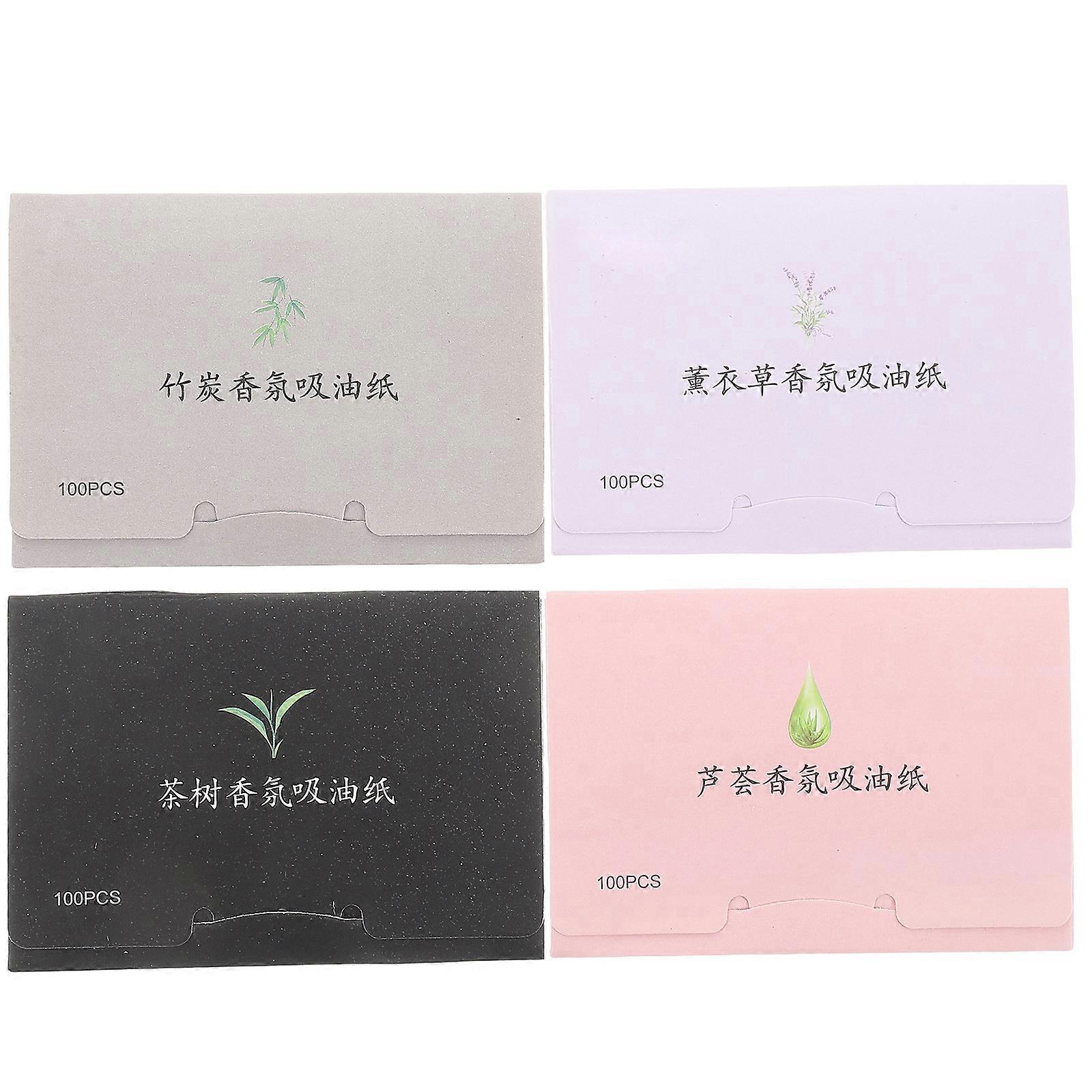 Facial Oil Absorbing Sheets for Face for Makeup Use Includes 4Packs Sheets