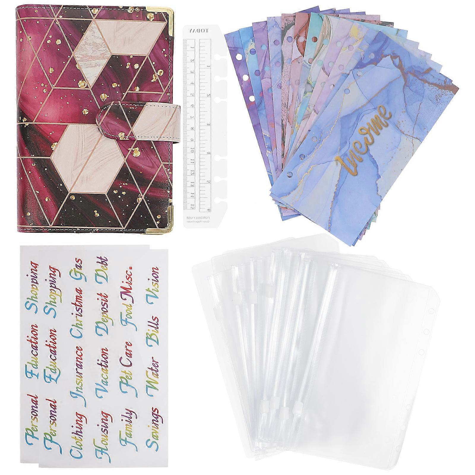 Budget Binder Removable Organizer Cards for Money Saving 5Sets