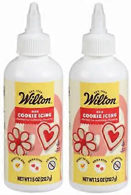 Wilton Ready To Use Cookie Icing Red 2 Pack