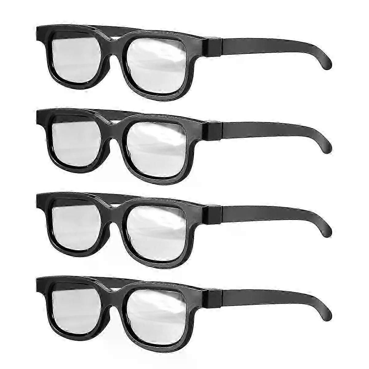 4Pcs Polarized Passive 3D Glasses for Cinema IMIX Screen