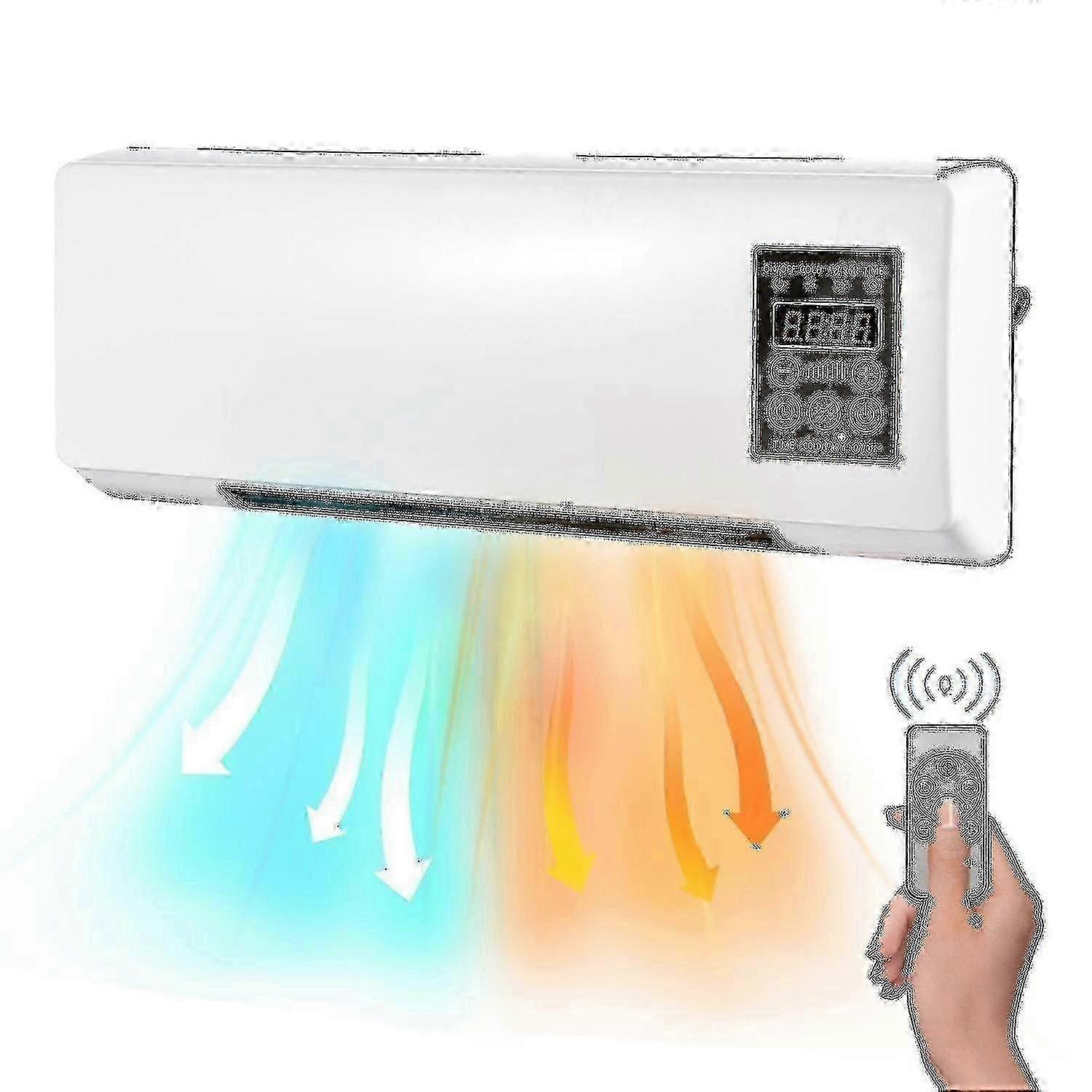 Portable air conditioner and heater combo, wall-mounted/desktop model, 2024.