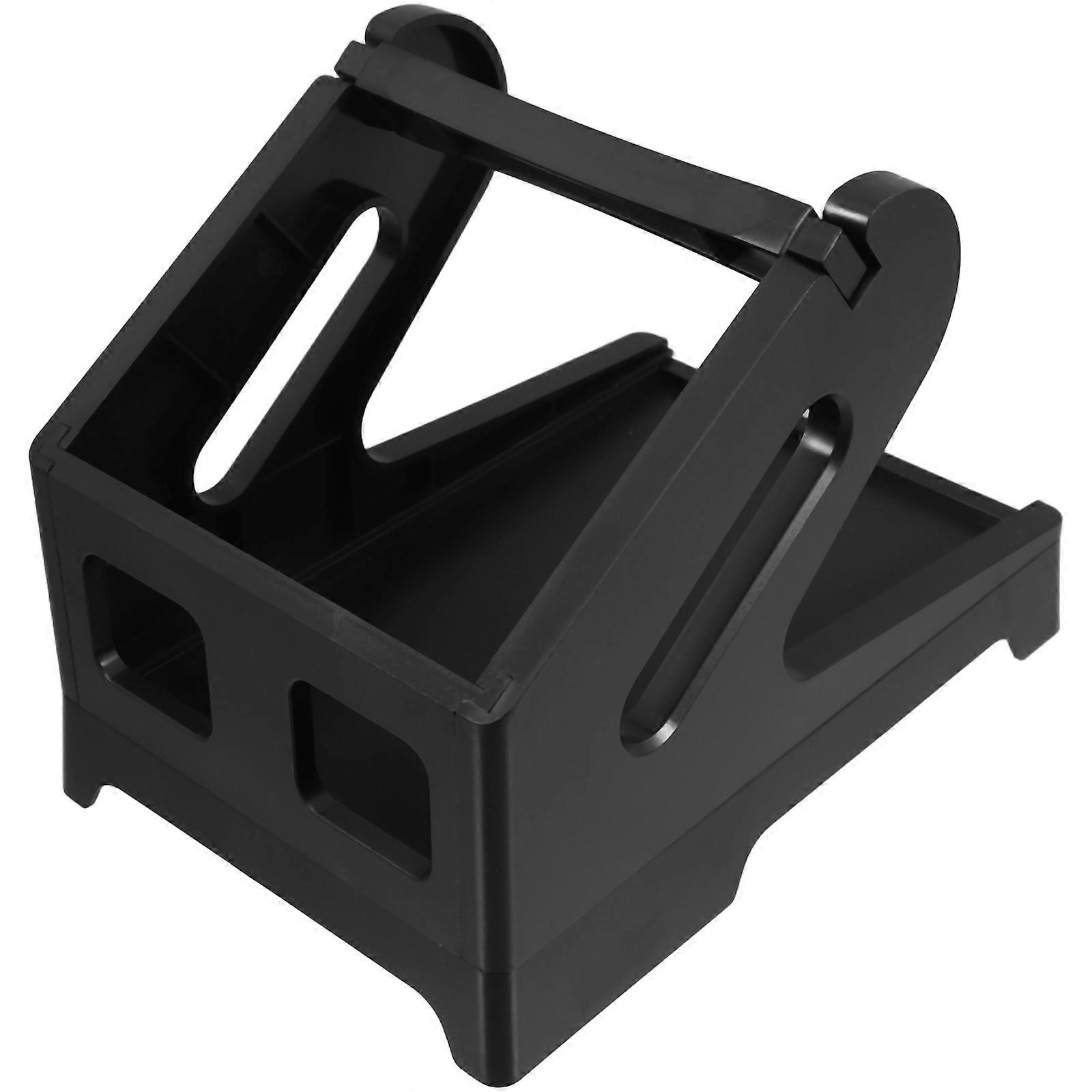 Thermal Label Roll Holder Plastic Desktop Label Holder for 5Pcs Labels