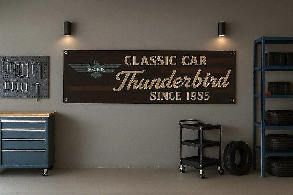 d Thunderbird-bilflagg siden 1955-banner HF0430