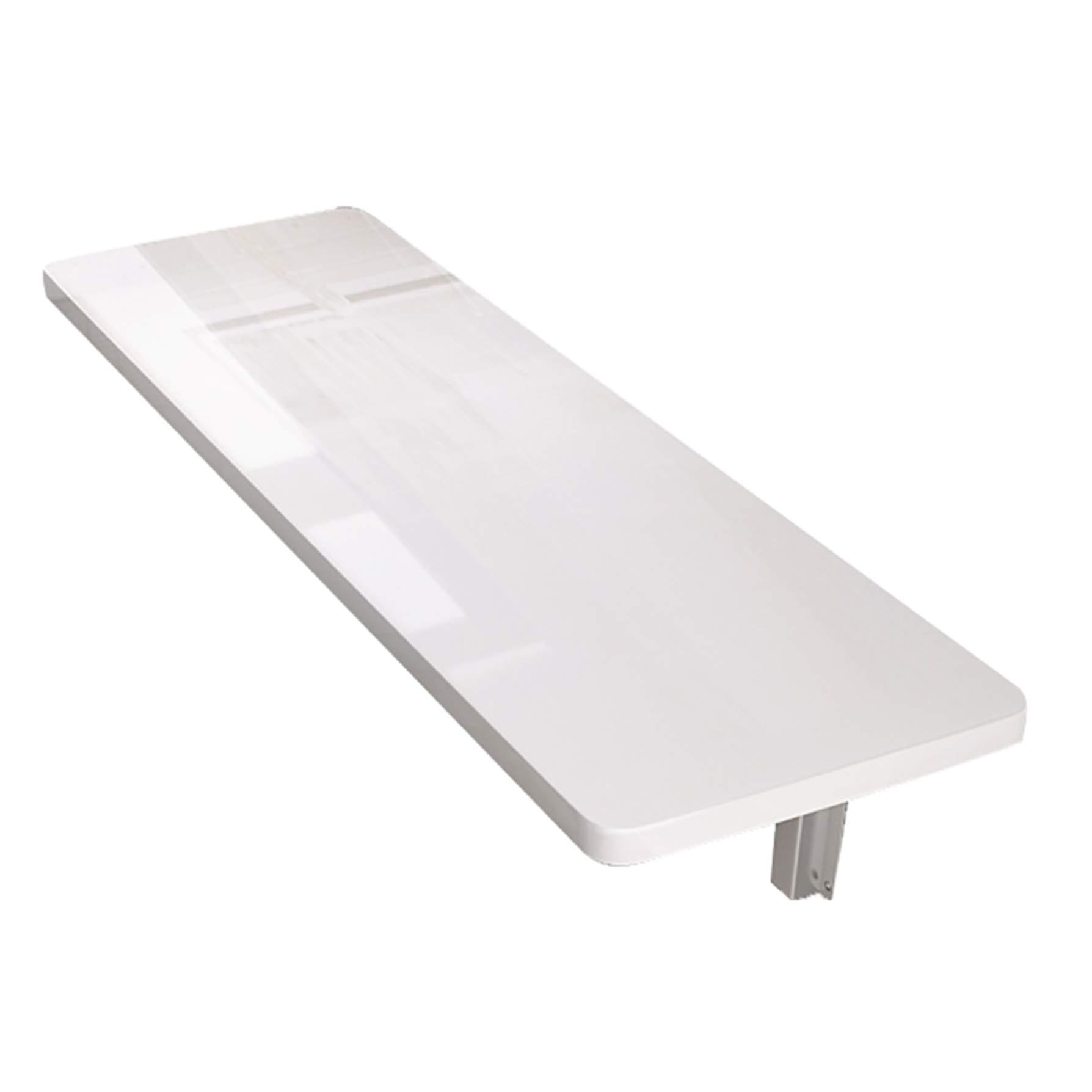 Wall Mounted Folding Table with SpaceSaving Fold Down Desk, Teak Drop Leaf for Home Office or Kitchen