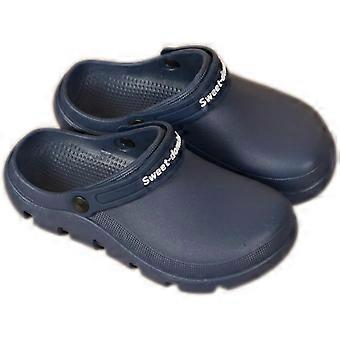 Wasserdichte Gartenschuhe Unisex Bequeme, leichte Clogs mit geschlossener Zehenpartie Atmungsaktive, rutschfeste Hausschuhe für Damen und Herren