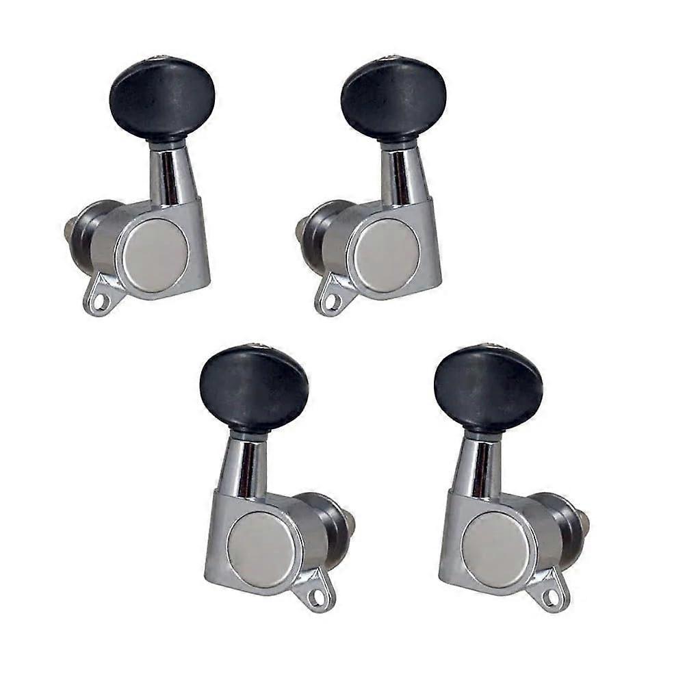 4 Pack Metal Ukulele Tuning Pegs Set with Durable Construction for Stable String Adjustment