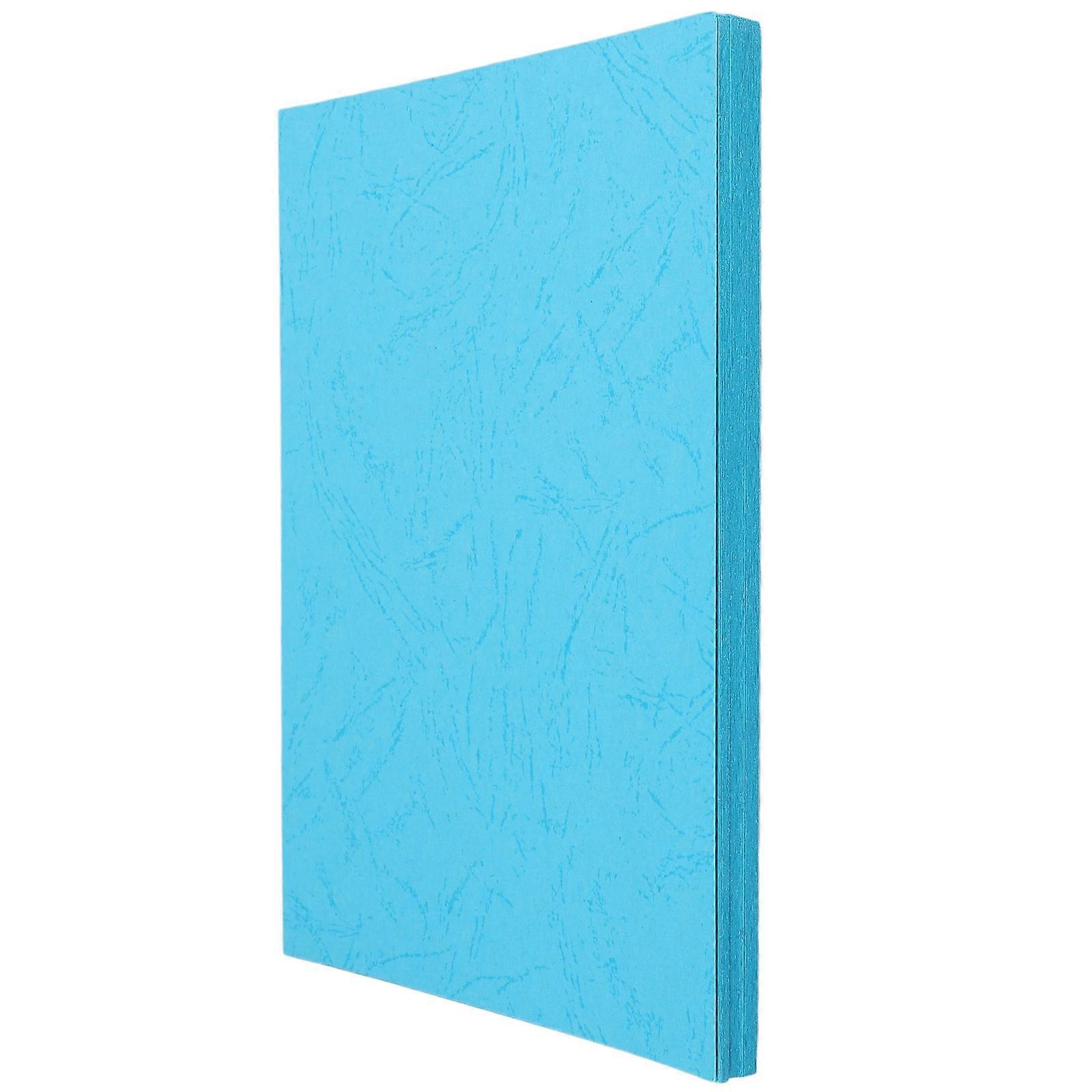 Document Binding Covers Paper A4 for Office 2Pcs Blue Presentation Covers
