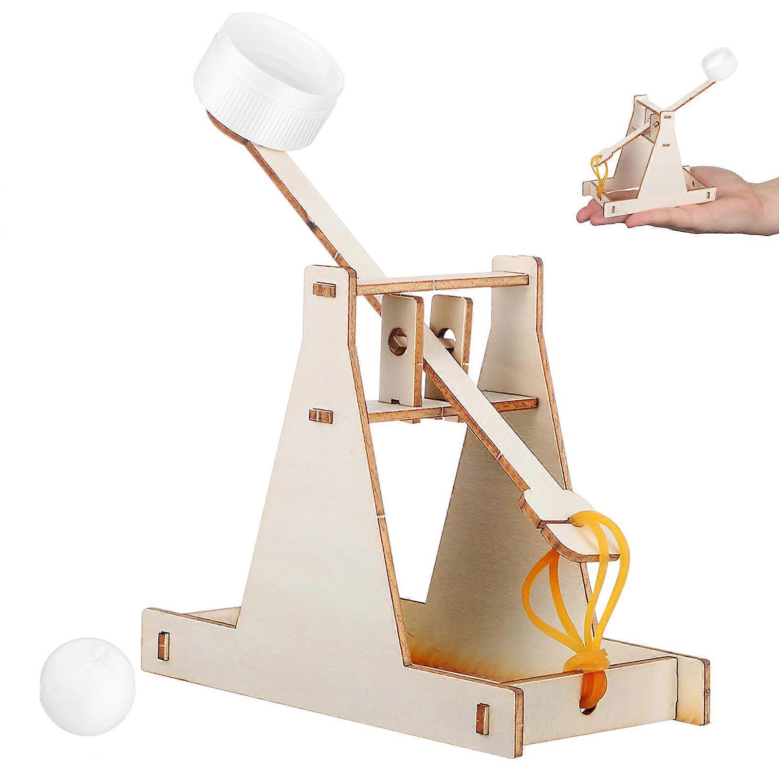 Stem Wood Catapult Kit for Kid Educational Physics Project