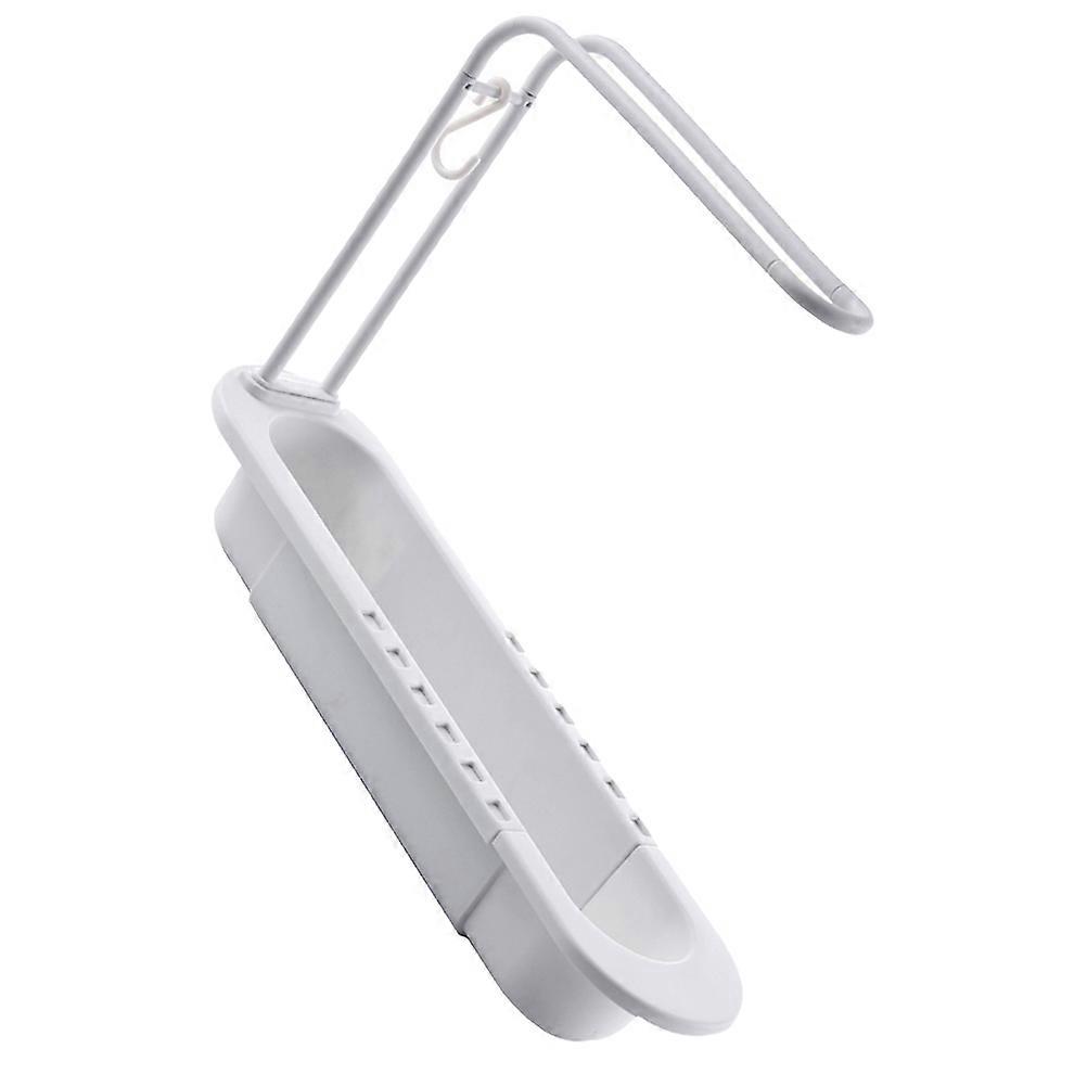 Telescopic Sink Rack Adjustable Storage Organizer for Kitchen Use 1Pcs