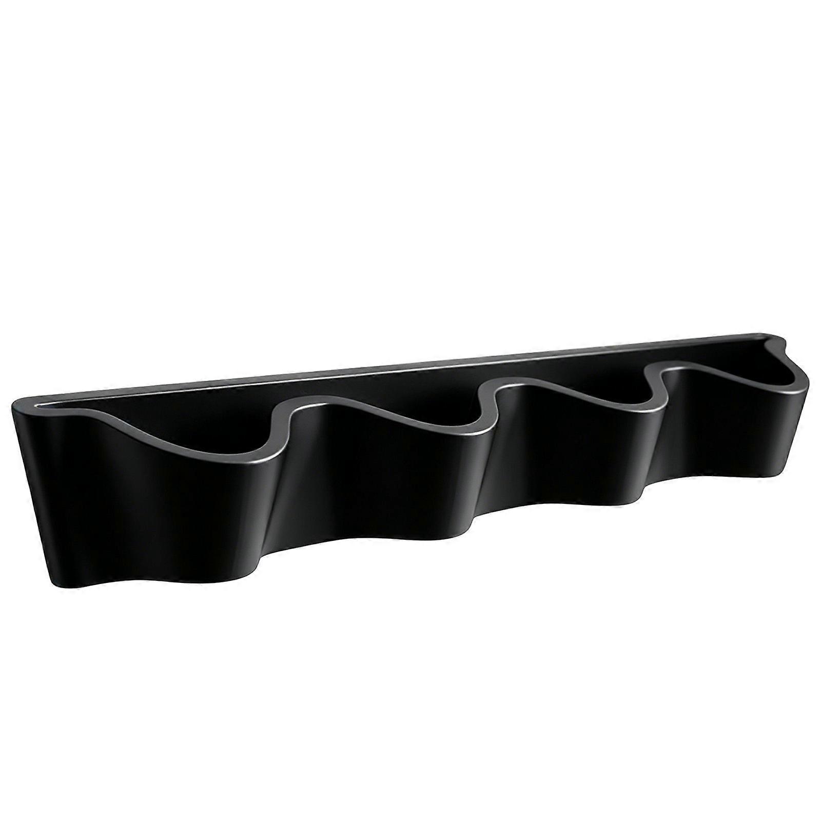 Wall Mounted Organizers Shelf Craft Of Sturdy Polylactic Acid Materials In Multiple Color For Home Storage  Black