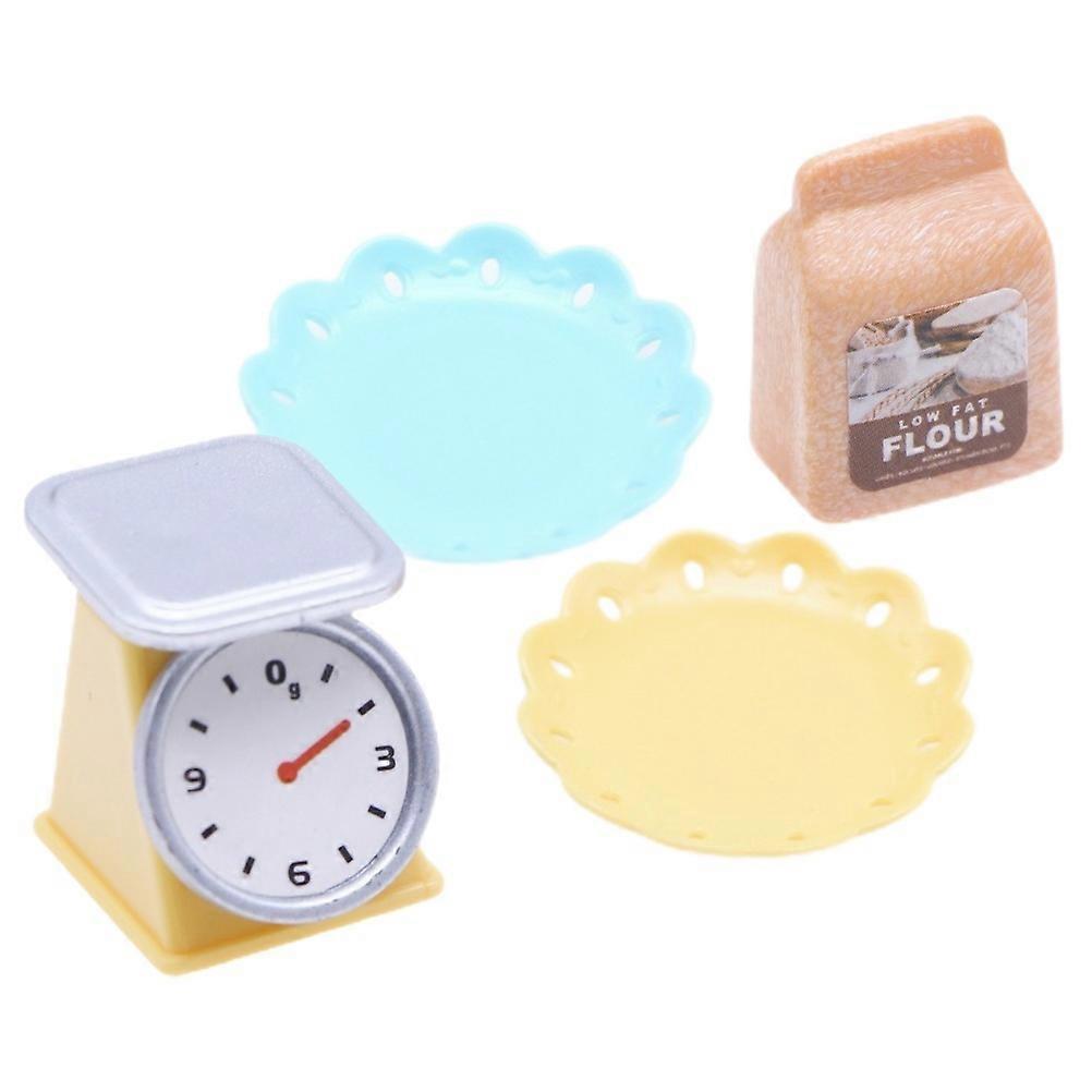 Mini House Prop Baking Toy Set for Decor 1Set Assorted Color Material